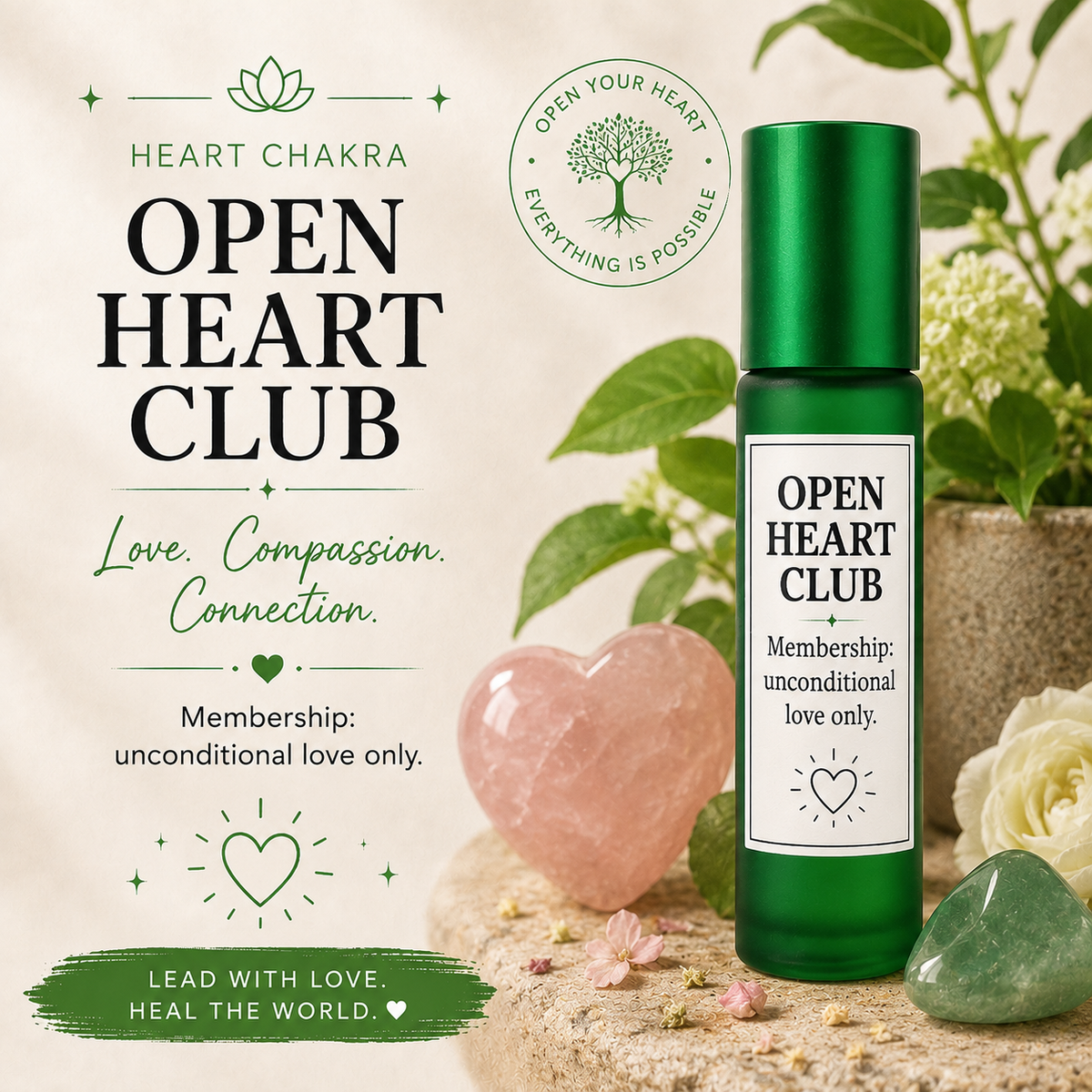 Deusa Chakra Roller - Open Heart Club