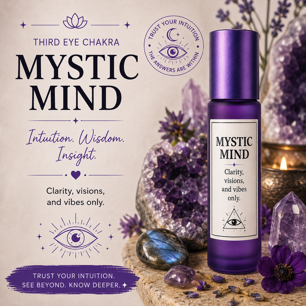 Deusa Chakra Roller - Mystic Mind