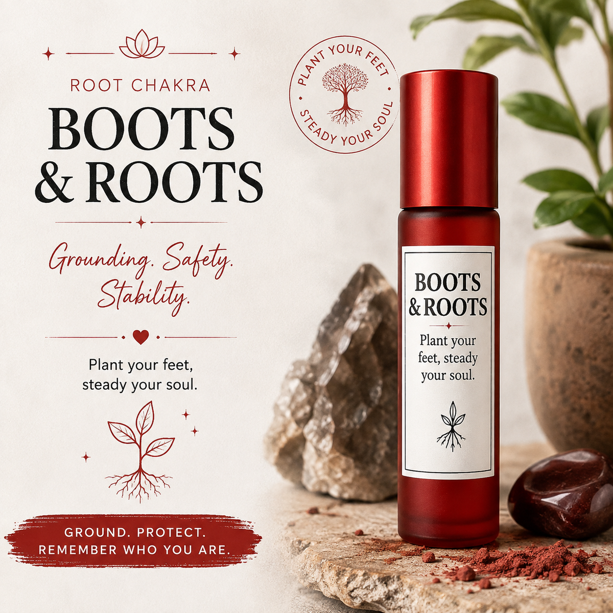 Deusa Chakra Roller - Boots & Roots