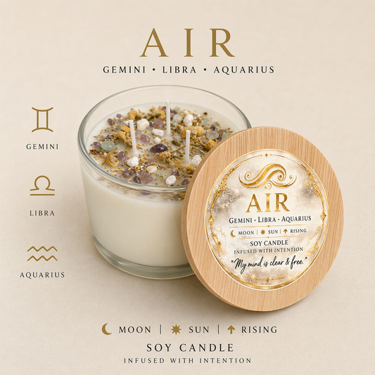Deusa Elemental Candle - Air (12 oz)