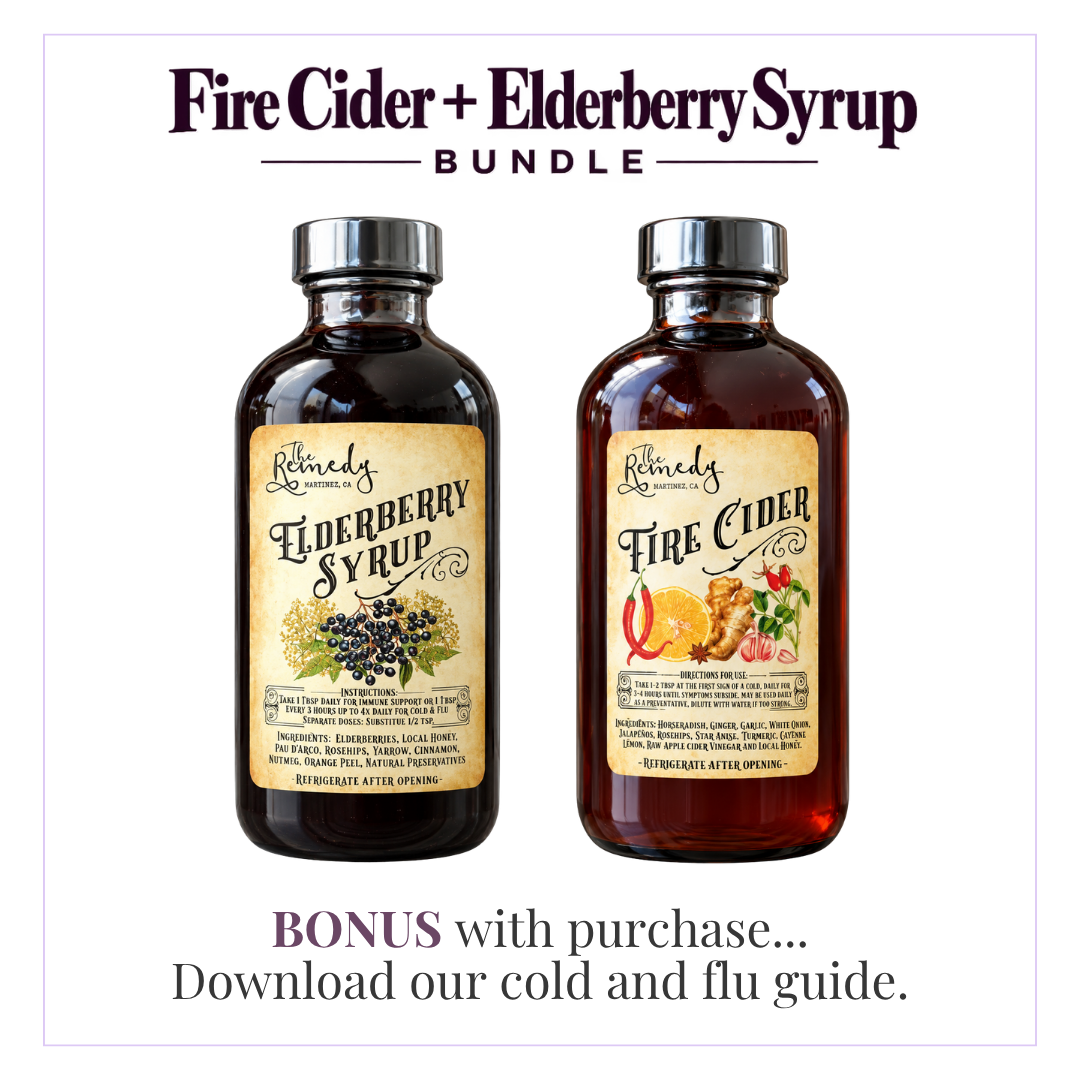 Fire Cider + Elderberry Syrup Bundle