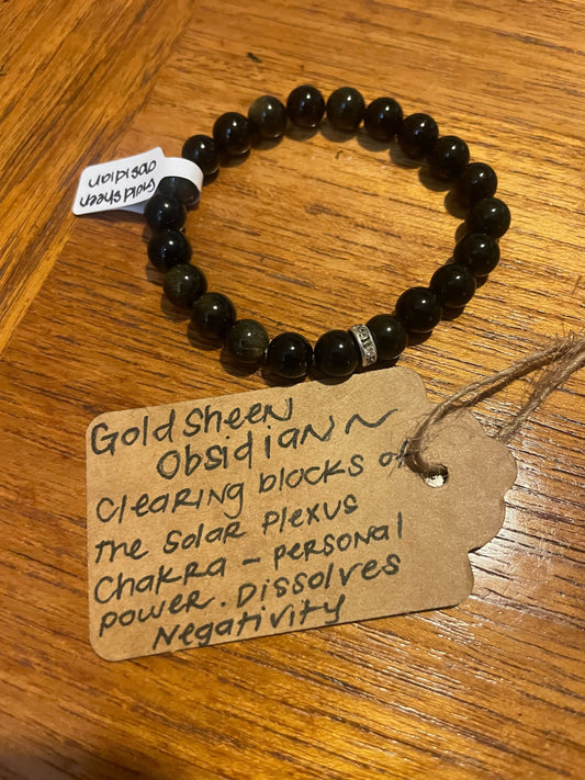Bracelet - Obsidian Gold Sheen