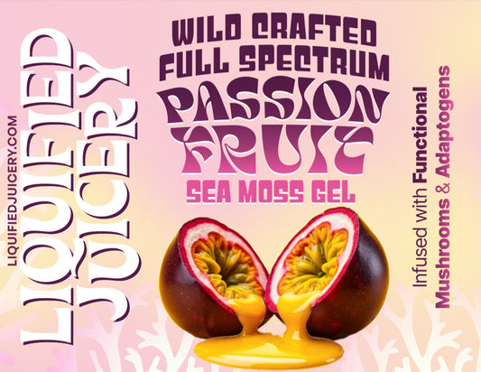 Liquified Juicery - Sea Moss Gel (PASSIONFRUIT)