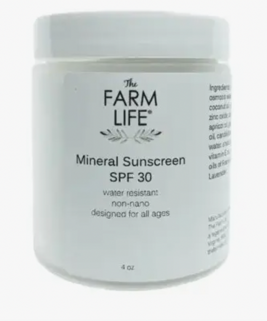 Organic Mineral Sunscreen (4 oz)