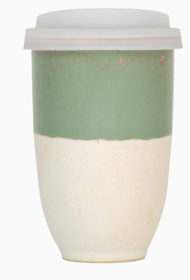 Sage Green Ceramic Cup